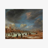 Winter Landscape near a Town with Kolf Players by Aert van der Neer - thumbnail_0_nf_66fc7d418213847b6f3579f6